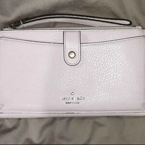 kate spade Cream Leather Clutch